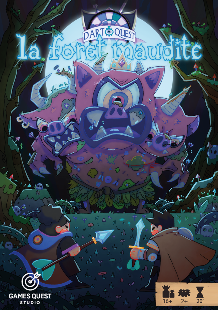 La Forêt Maudite - jeu de fléchettes Dart Quest
