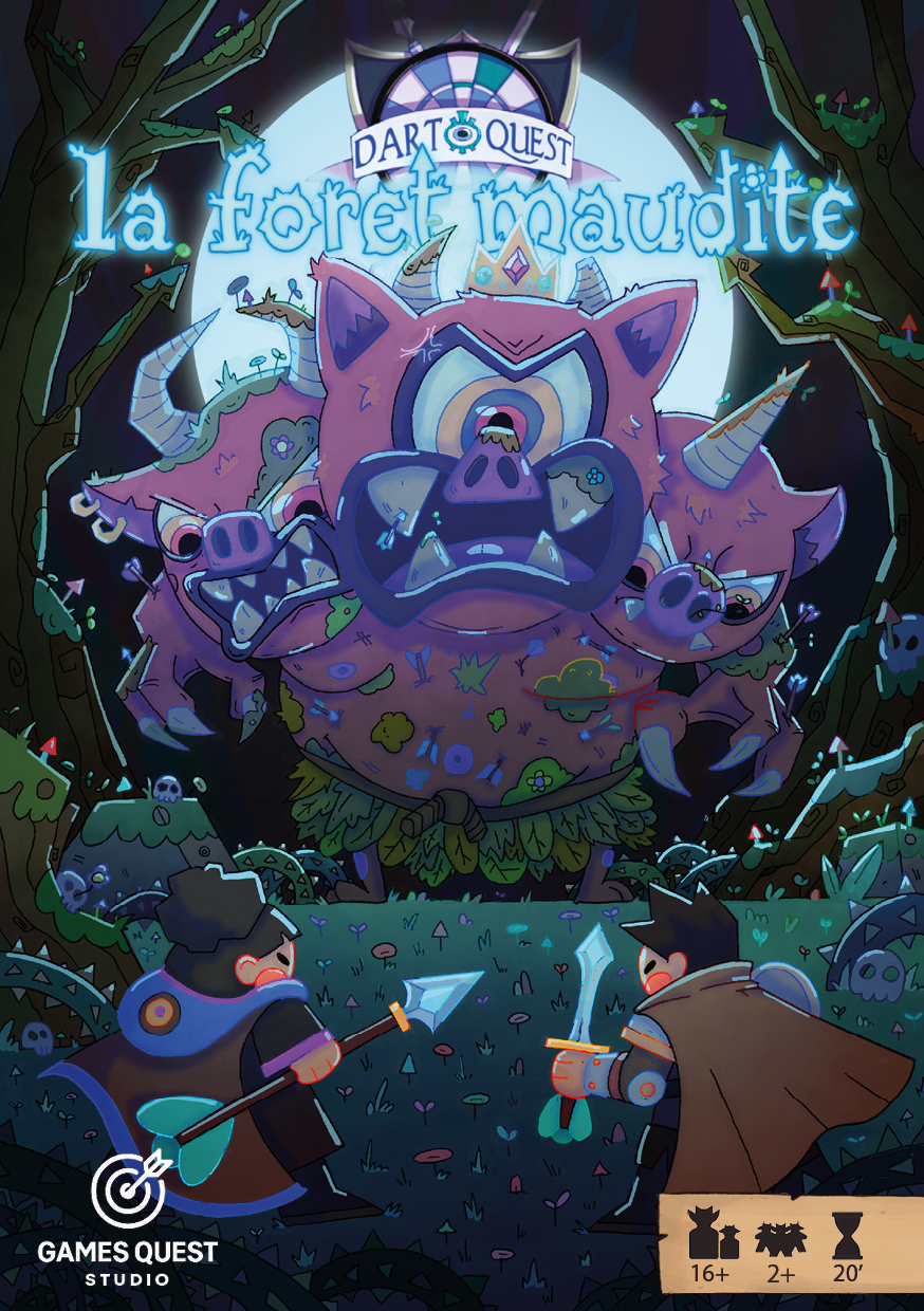 La Forêt Maudite - jeu de fléchettes Dart Quest