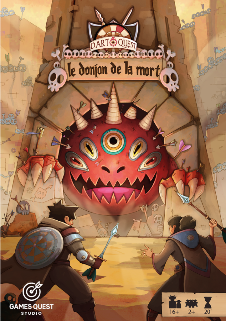 Le Donjon de la Mort - jeu de fléchettes Dart Quest