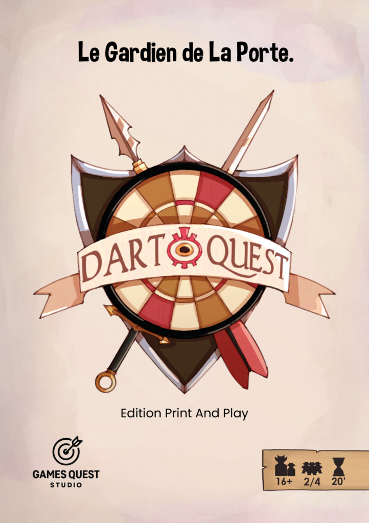 Jeu de fléchettes - Dart Quest - Le Portier - Print And Play